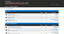 Desktop Screenshot of forum-sicherheitspolitik.org